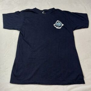 Myrtle Beach South Carolina Shark Attack Navy Blue T-Shirt Size Medium